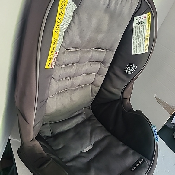 Graco Snugride Snuglock 35 Click Connect Fabric Seat Cover Padding Cushion Gray - Picture 5 of 12